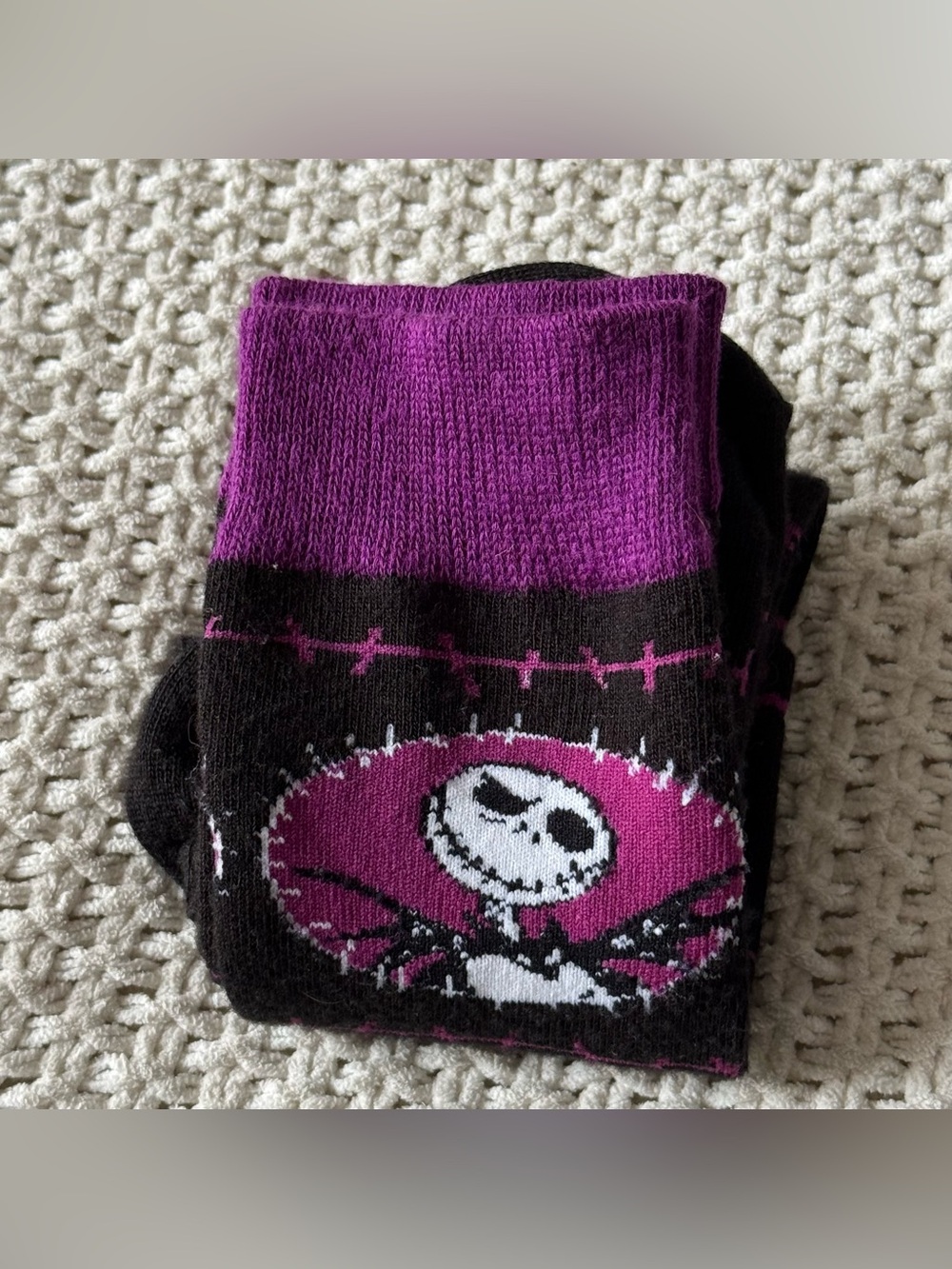 Nightmare Before Christmas Jack Skellington Socks - Picture 5 of 5